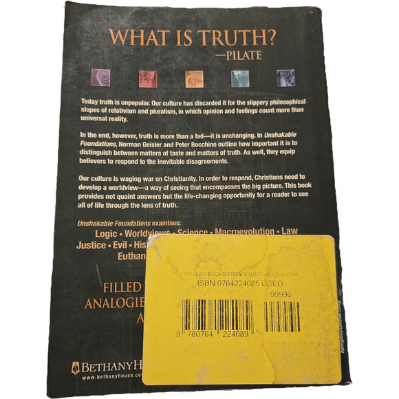 Unshakable foundations by Norman Geisler & Peter Bocchino 0764224085 Bethany - Picture 5 of 9